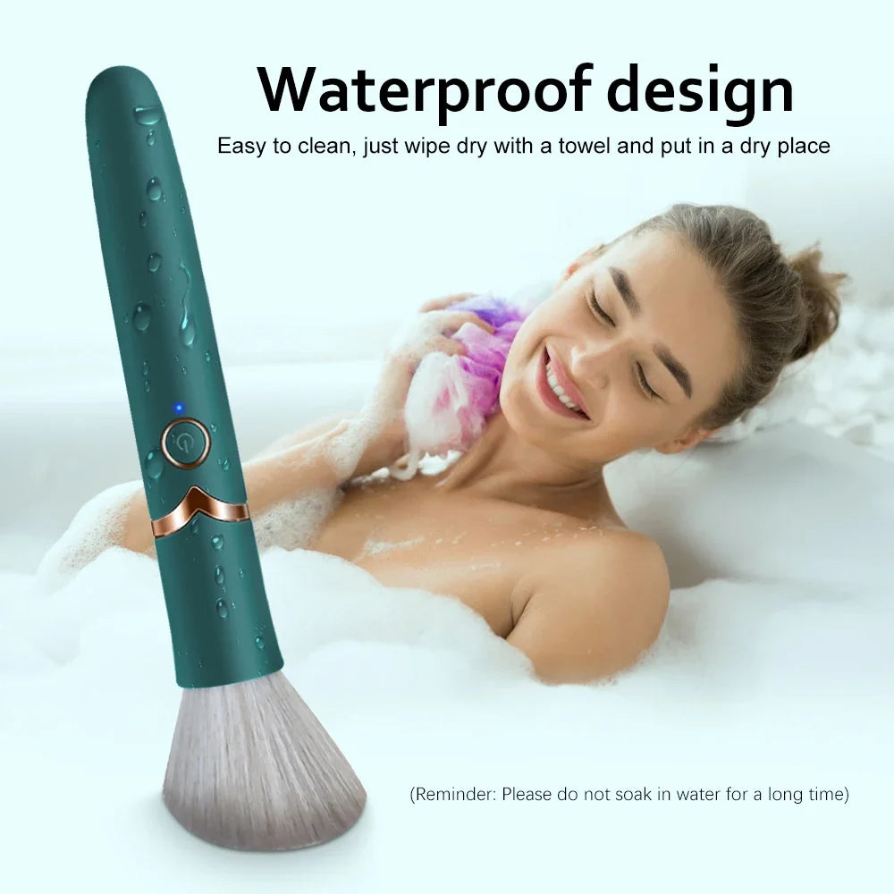 Bullet Vibrator for Women G-Spot Nipple Clitoral Makeup Brush Vibrators Stimulator AV Magic Wand Massage Sex Toys Stick Dildo