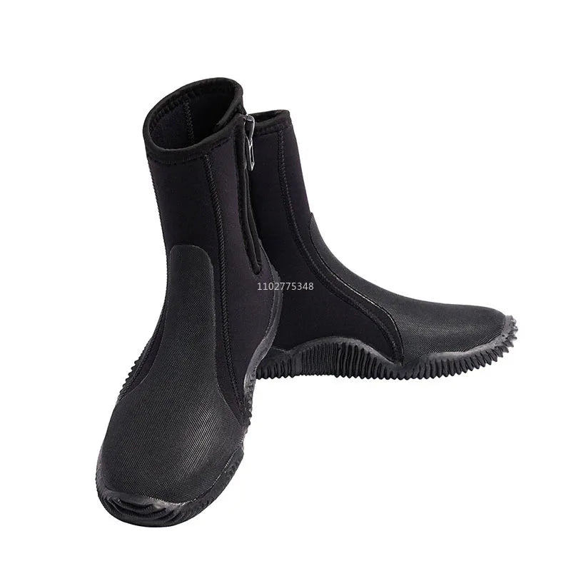 NEW Neoprene 3/5mm Diving Boots Cold Proof Water Booties Man Women Wetsuit Scuba Diving Surfing Aqua Shoes Anti-Slip Water Shoes