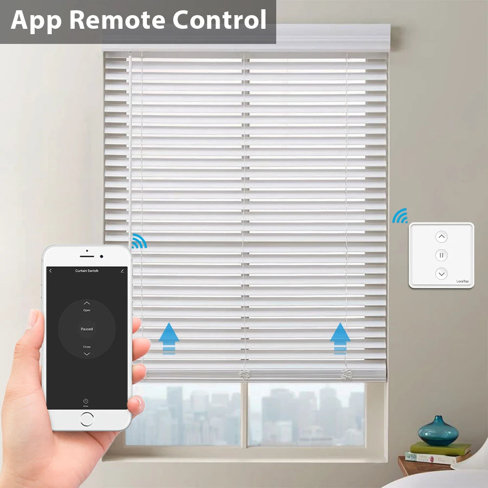 Roller Shutter Curtains Blinds Push Button Switch TUYA Smart Life Electric Motor Engine Connected WiFi Alexa Google Home