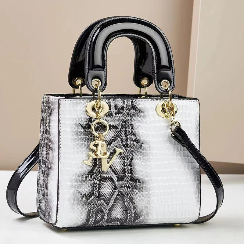 NEW Arrivals 11 Colors/Patterns Women PU Leather Bag Female Shoulder Bag Handbag Luxury Fashion Shoulder Bags Crossbody Luxury Designer Handbags Ladies Luxury Fashion Apparel Accessories
