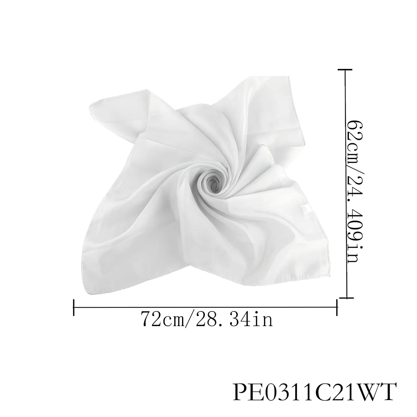 Women's Classic 1950's Character Outfits for Party Revelry with White Square Scarves and Silk Scarves Female Retro Apparel Accessories