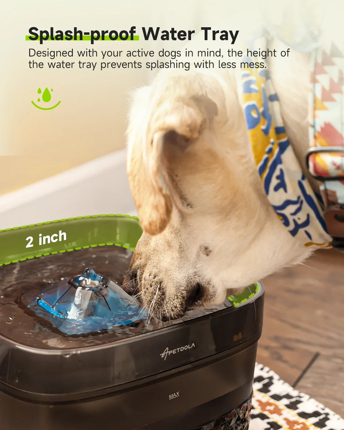 9L 2.4Gal/304oz 9L Pet Water Fountain with Ultra-Quiet Pump for Multiple Cats or Dogs Automatic Cat Drinking Dispenser