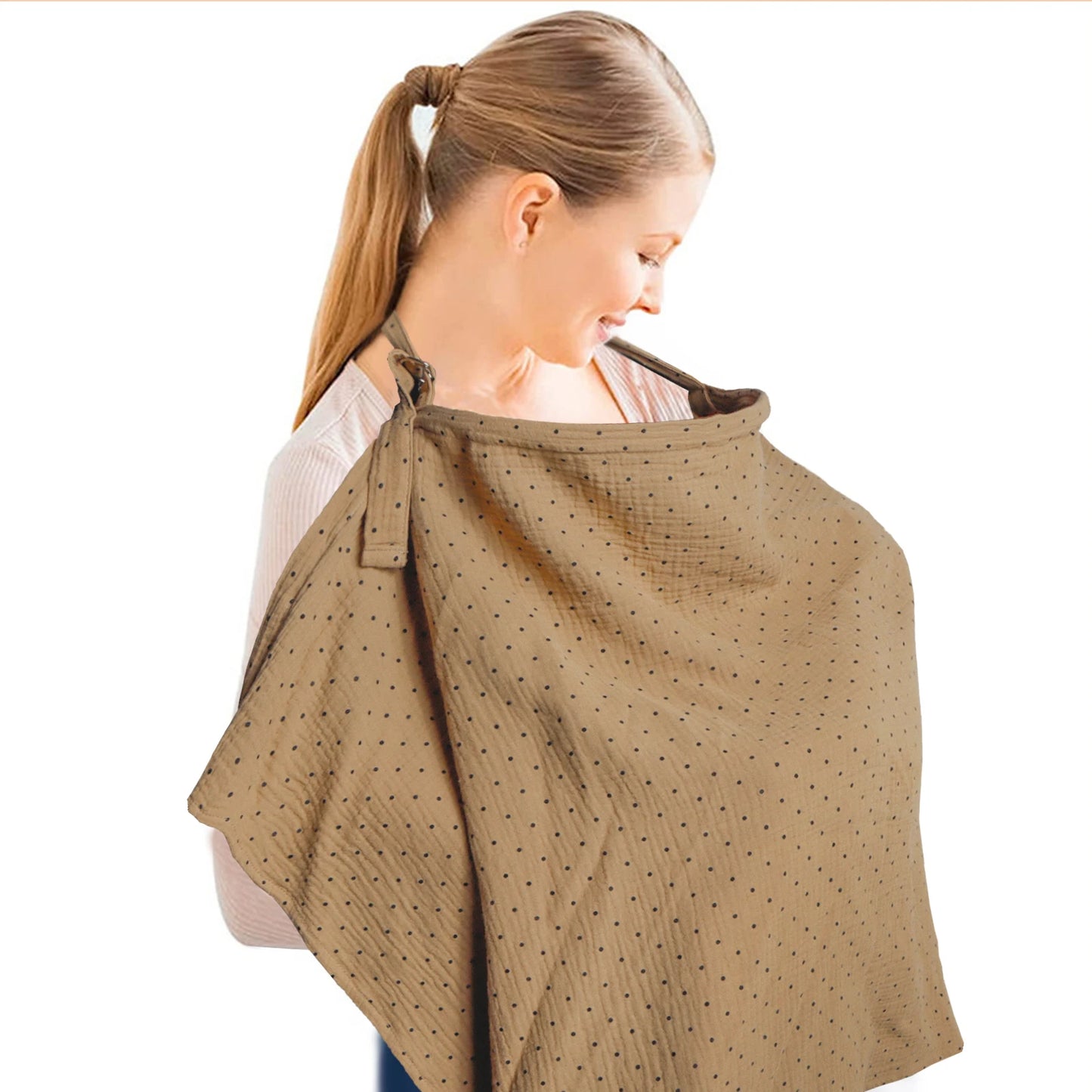 NEW Arrivals 10 Colors Cotton Breathable Breastfeeding Cover Mother Adjustable Privacy Nursing Apron Out of House Anti Exposure Nursing Towel Women Maternity Supplies