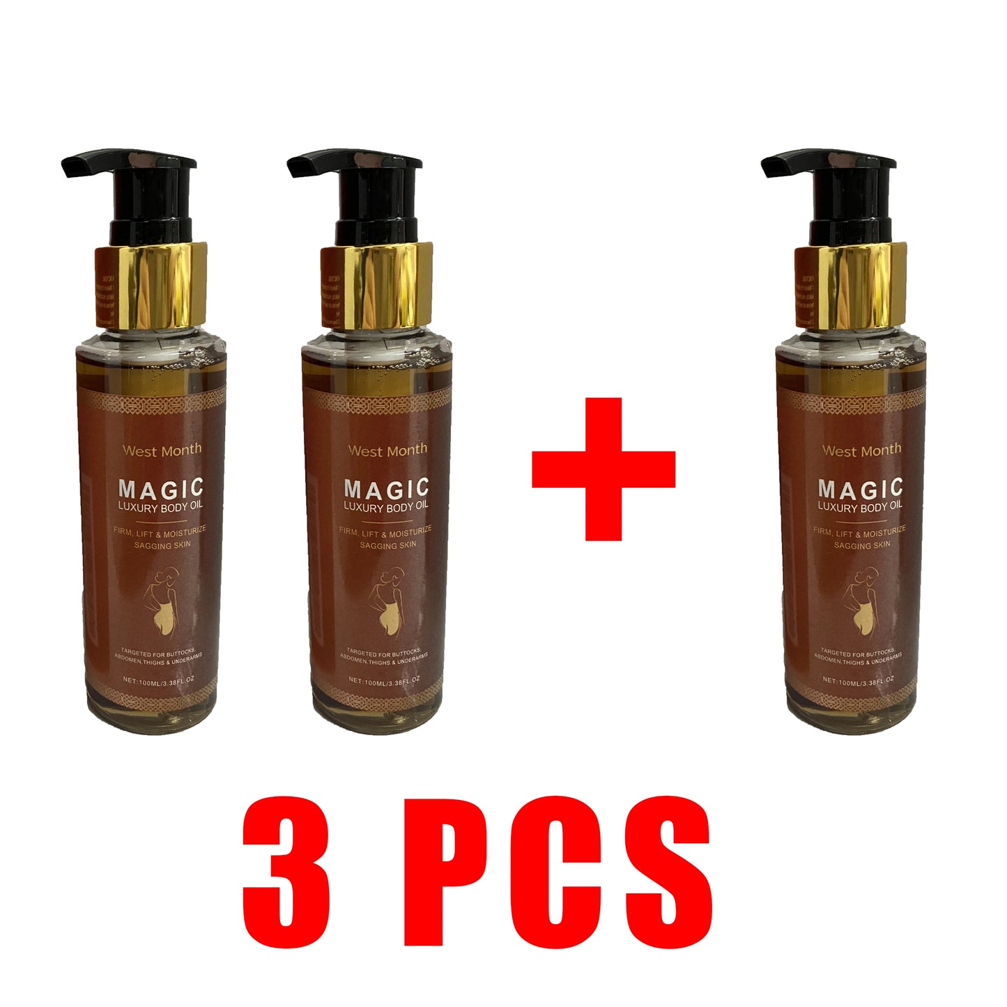Buy 10 Get 12 Free Body Firming Moisturizing Oil Moisturizes, Lifts, Tightens, Laxity Repairs and Nourishes the Skin, Korean Products Skin Care Sets