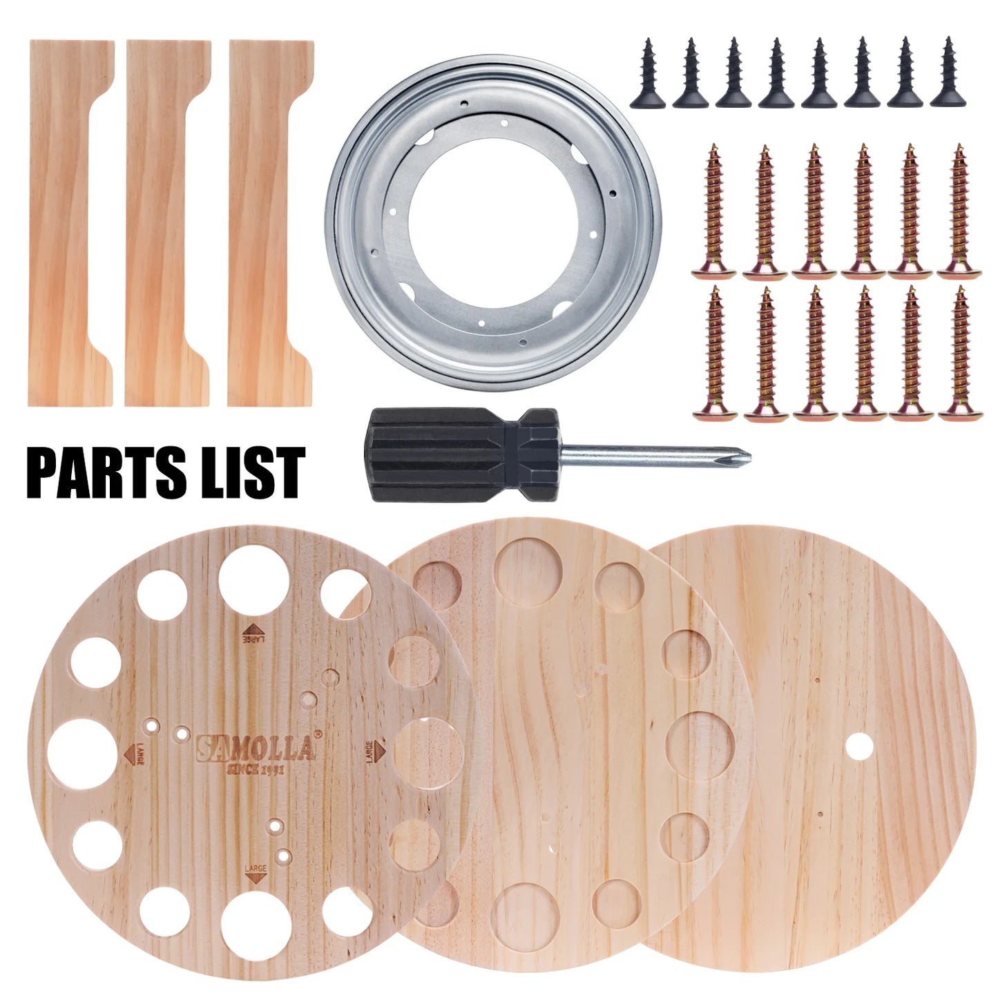 360 ° Rotation Wooden 12 Slots Round Fishing Rod Holder Upgrade And Strengthen Space Saving Storage Organizer Roove Fishing Gear