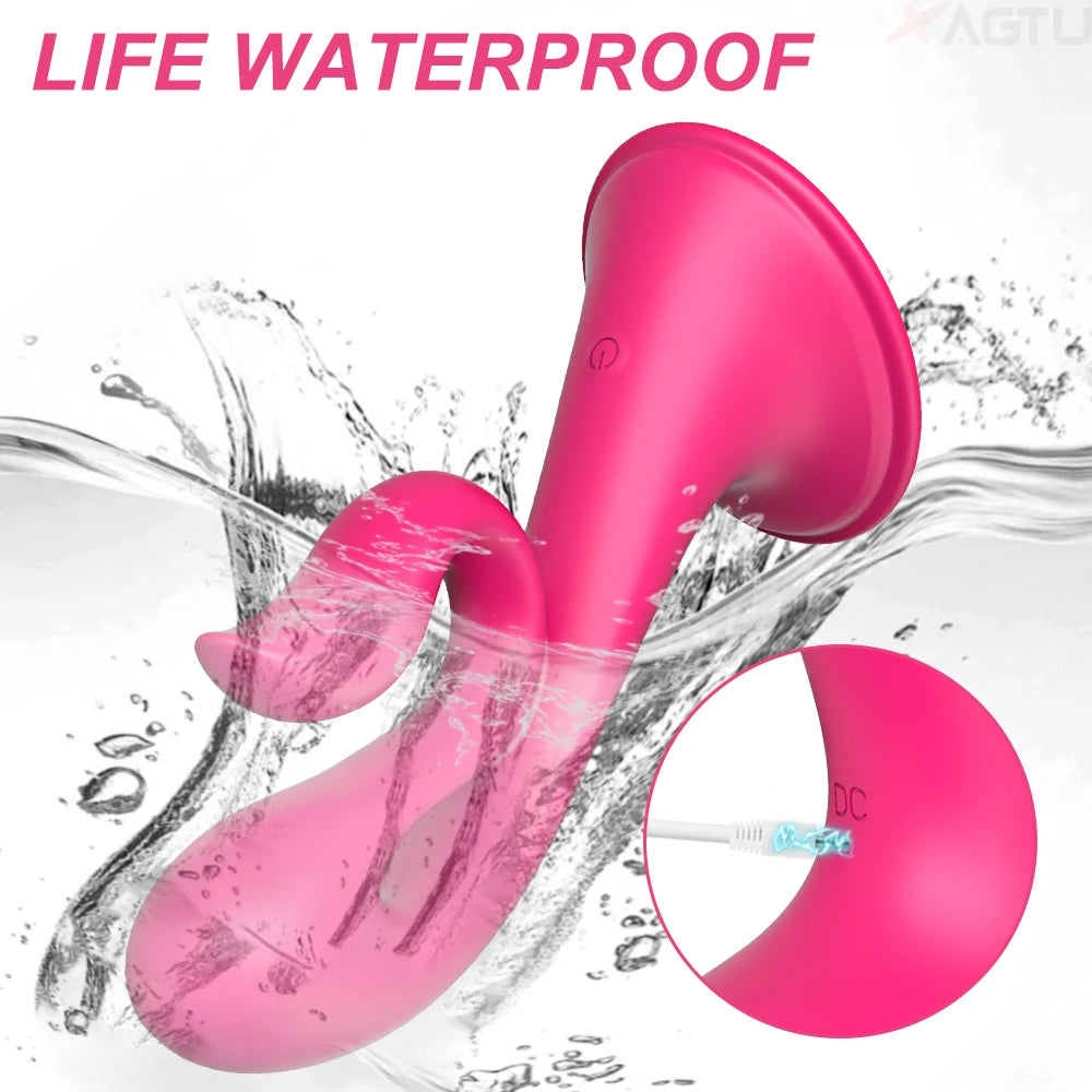 Wireless Powerful G-Spot Clitoral Stimulator Vibrator APP Controlled Clitoral Nipple Vagina Massager Female Masturbator Sex Toy