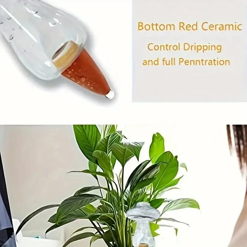 Watering Planter Insert Love ShapedAutomatic Plant Waterer Sprayer Water Drip Irrigation Flower Plant,Drip Water Seepage Device