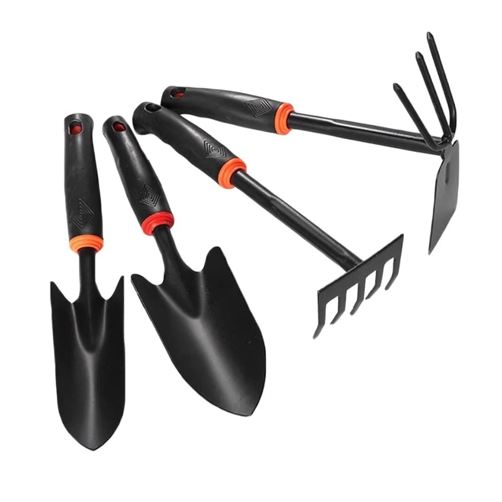 NEW Garden Hand Shovel Rake Farm Tool Set Weed Grass Leaf Remover Outdoor Hoe Weeder Metal Harrow Weeding Gardening Tools For Digging Camping Garden Accessories