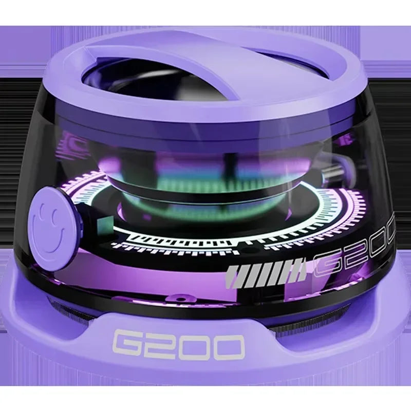 NEW Arrivals RGB 6 Colors Portable Mini Bluetooth Speaker G200 RGB Lighting Magnetic Speaker BT5.3 Mini Sound Box 7 Hours Playback Phone Holder