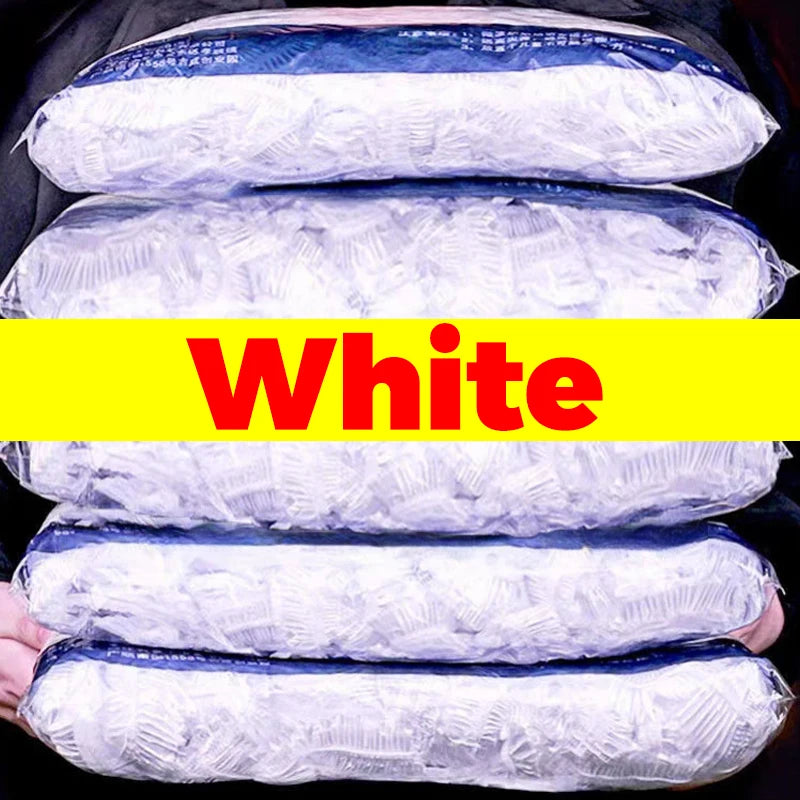 1200 PCS Set Disposable Food Cover Elastic Plastic Fruit Vegetable Food Covers Shower Cap Food Grade Storage Bag Kitchen Organizer Cling Film