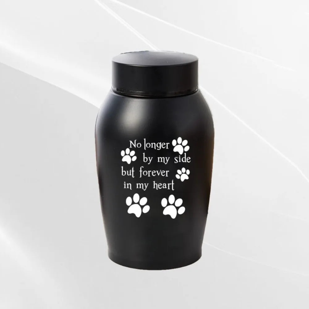 20 Styles Pets Last Farewell Columbarium Stainless Steel Pet Ashes Urn Black Moisture-Proof Memorial Pet Urn Portable Pet Cremation Urn For Small Animals