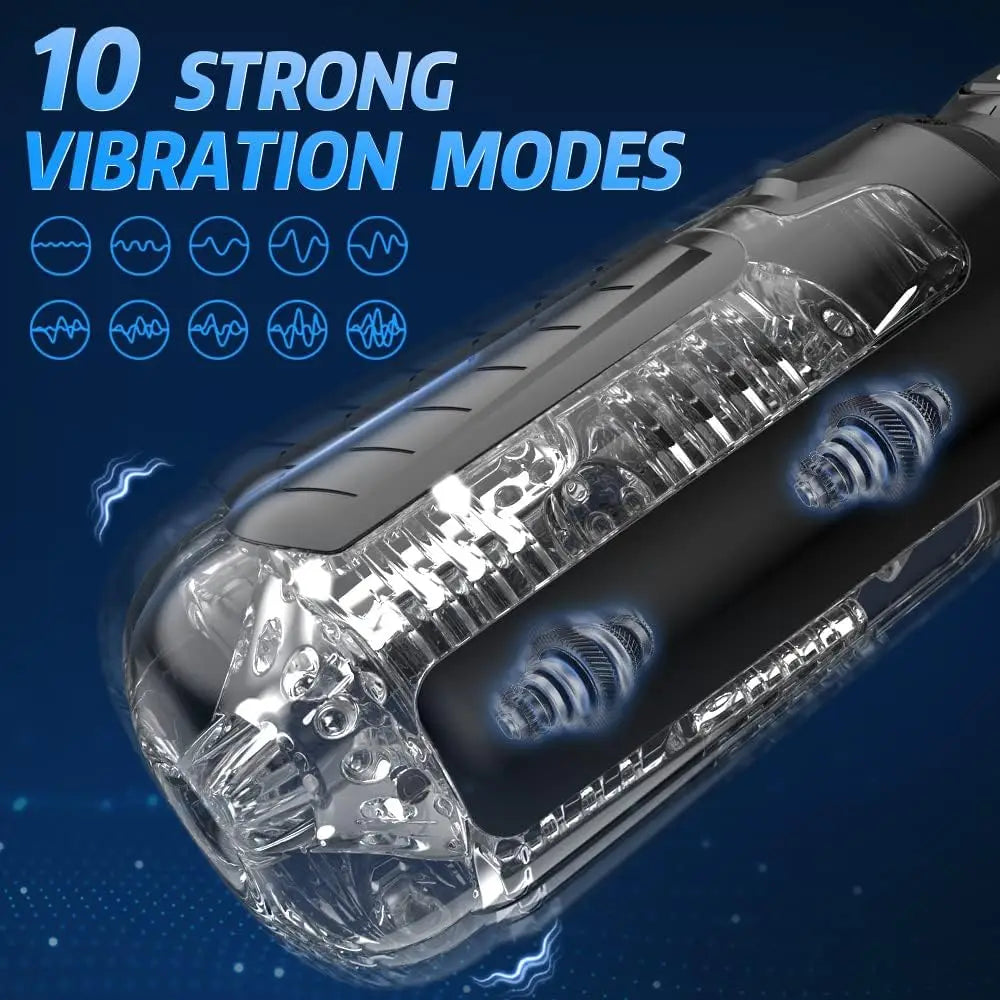 Adult Sex Toys Automatic Sucking Male Masturbator 4 Suction 10 Vibration Electric Pocket Pussy Penis Vacuum Pump Men Sex Machine