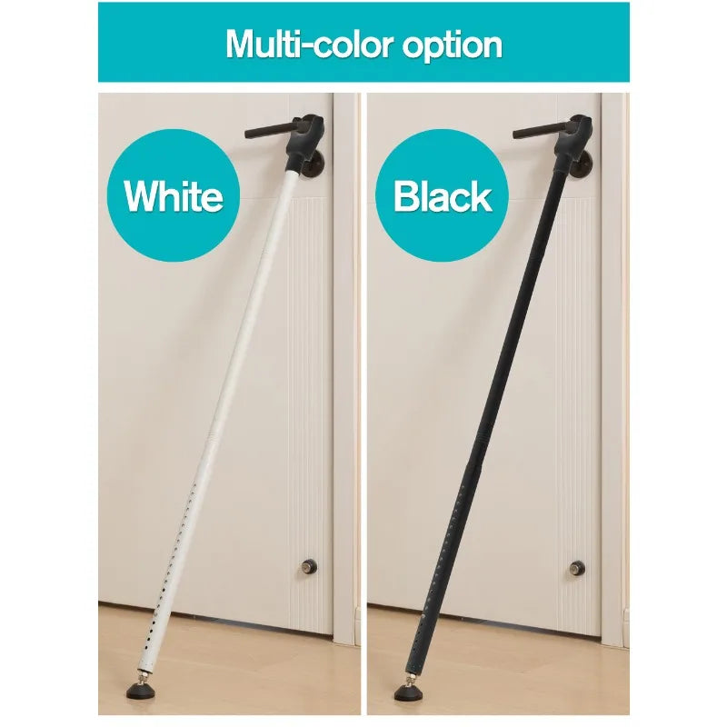 NEW Arrivals Sliding Door Stopper Jammer and Telescoping Security Bar 19-52 Inch Adjustable Length 400 LBS Force Anti-Slip Base for Home Office Hotel Security Supplies