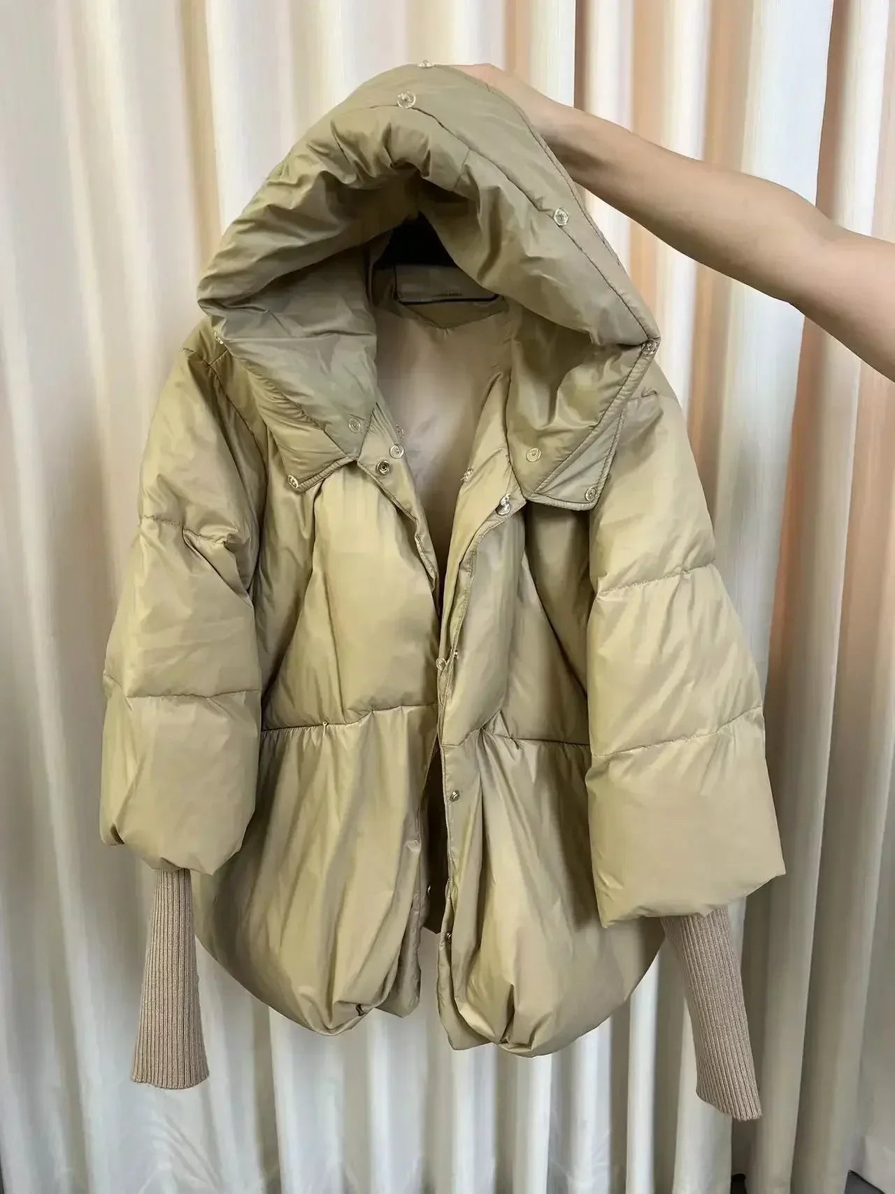 Winter Warm Snow Clothes Supplies Jacket Women Real Fox Fur Collar Hooded Natural Thick Warm Loose Oversize Duck Down Coat Streetwear Outerwear Female Girls Luxury Winter Fashion Clothing Products