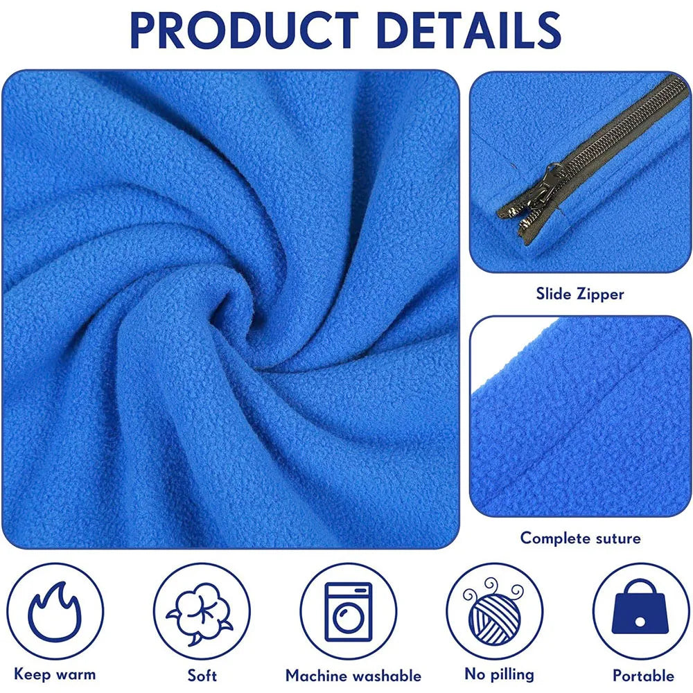 Soft Fleece Sleeping Bag Liner Camping Blanket Ultra-light Outdoor Travel Sheets Tent Bed Warm Sleeping Bag