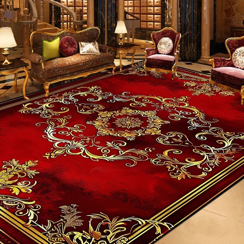 NEW Arrivals 13 Patterns 2Mx4M Luxury Retro Persian Carpet Living Room Large Area Decoration Sofa Area European Style Rugs for Bedroom Cloakroom Non-Slip Floor Carpets