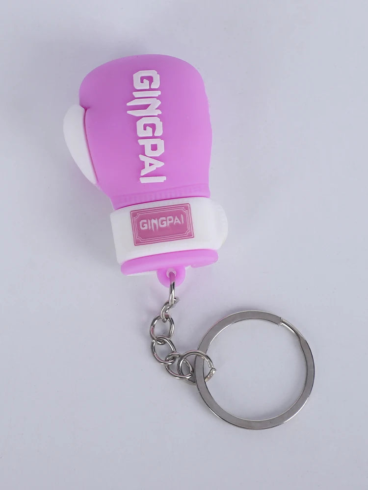 For Boxing Lovers Boxing PU Leather Gloves Keys Holder Punch Sandbag Pendant Muay Thai Kicking MMA Glove Taekwondo Targets Key Ring Kids/Adults Gloves Ornaments