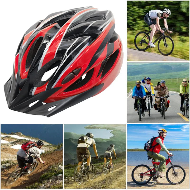 NEW Cycling Helmet Comfort Lining Lightweight Hollow  Men Women Adjustable Riding Safety head protection Bike Bicycle MTB Helmet