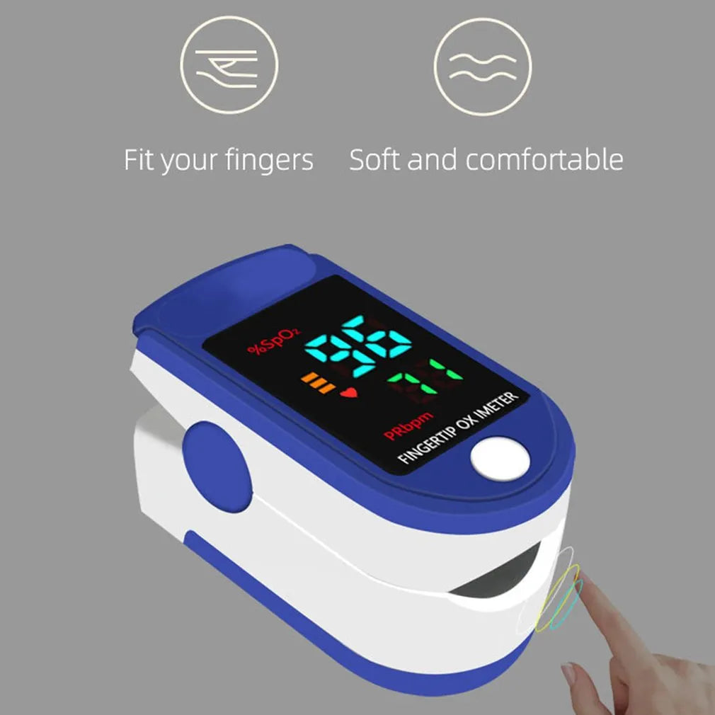 Oximeter Portable Fingertip Pulse Blood Oxygen Saturation Monitor With Lcd Display Fingertip Oximeter Testing SpO2 Health Care