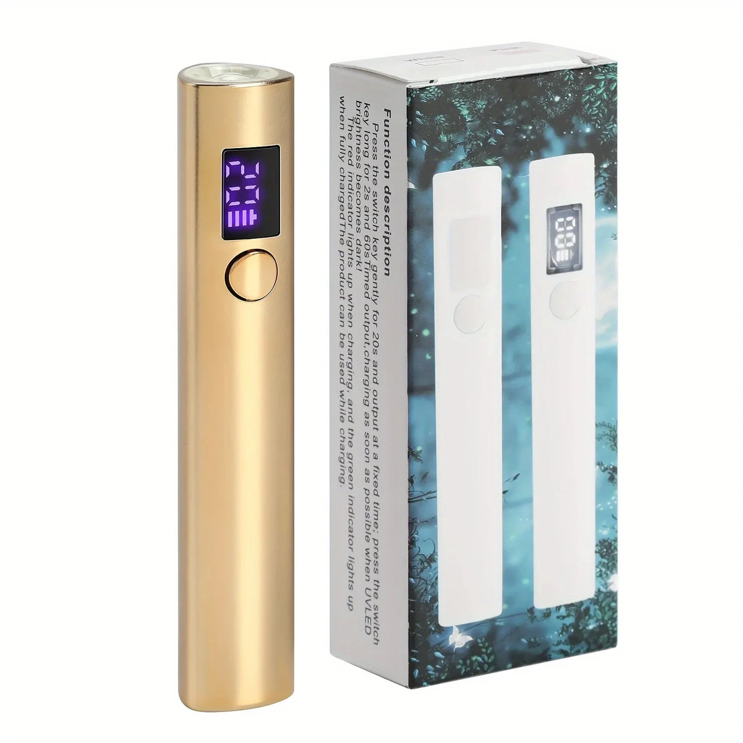 NEW Arrivals Portable Handheld Mini Nail Lamp For Gel Polish Quick Dry Flashlight Pen USB Rechargeable Nail Dryer Machine UV LED Nail Care Accessories Manicure Pedicure Tools