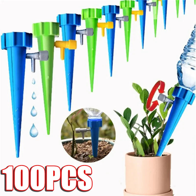 Self Watering Kits Waterers Drip Irrigation Indoor Plant Watering Device Gardening Flowers and Plants Automatic Waterer Gadgets