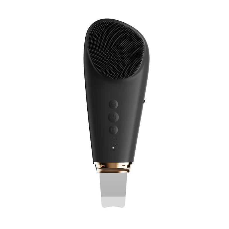 NEW Electric 7 in1 Silicone Blackhead Exfoliating Skin Tightening Massage Home Spa Face Cleaner Care Cleansing Face Brush Cleanser Women Skin Care Accessories Beauty Salon Devices