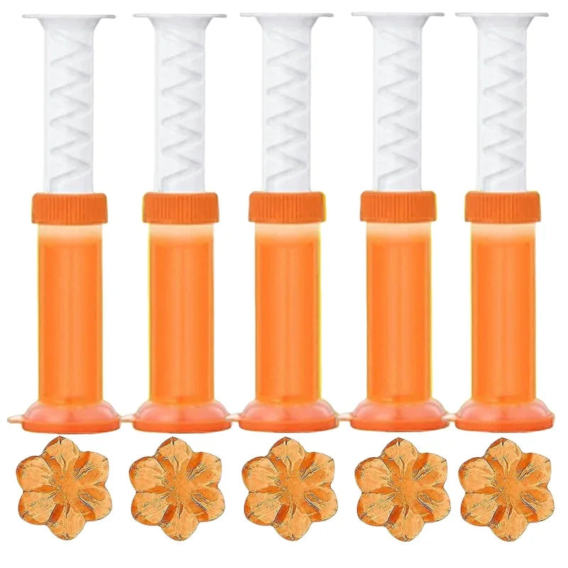 NEW 5PCS Toilet Cleaner Korean Gel Deodorant Toilet Gel Air Freshener Aromatic Flower Detergent Drain Kitchen Sink Bathroom Fragrance Household Cleaning Home Bathroom Cleaning Supplies