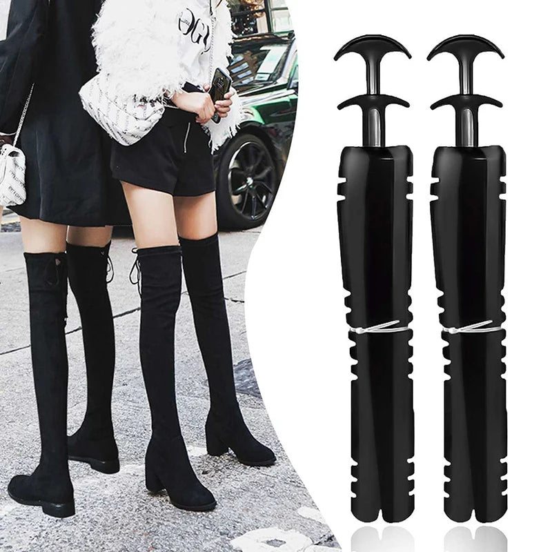 NEW Arrivals 1Pc Boots Stand Holder With Handle Women Boot Shoe Tree Stretcher Practical Rack Supporter Long Boots Shaper Shoes Accessories