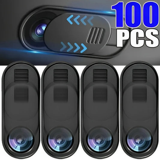NEW Arrivals 50-100PCS Set Camera Covers for Tesla Model 3 Y Webcam Slide Blocker Privacy Protector Anti-Peep Sliding Camera Cover for PC Laptop Electronics Accessories