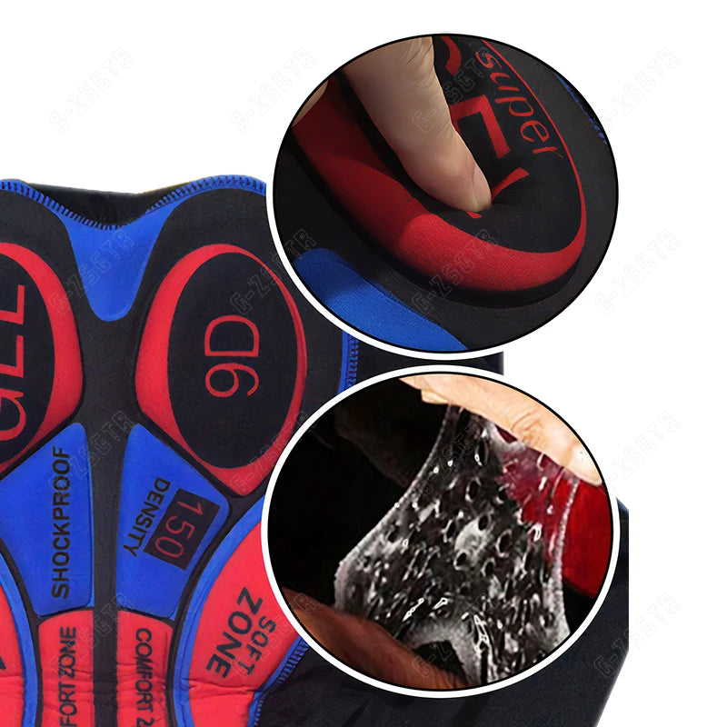 Men Cycling Gel Pad 9D Shockproof Pink Cushioned Pad Women Breathable Hole Riding Base Cushion 12D 19D 20D Moto Silicone Gel Pad