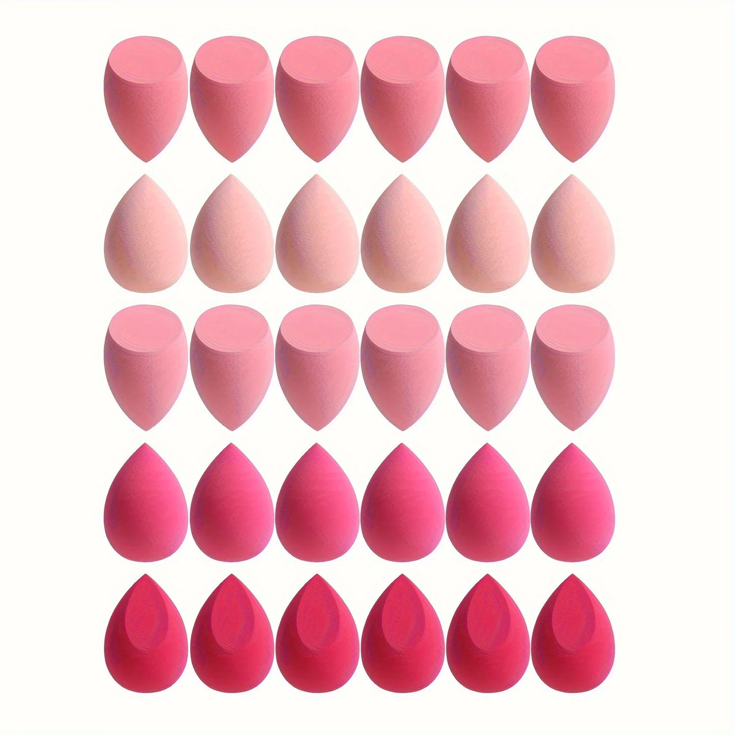 18 PCS Set Make-Up Sponge Set, Suitable for Liquid BB Cream Powder Application, Make-Up Egg Dry Wet Dual-Use Powder Puff Ladies Cosmetic Accessories