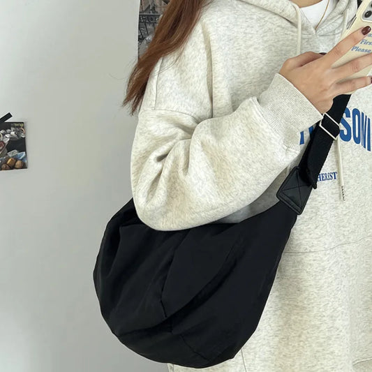 Fashion Women Large Capacity Crossbody Shoulder Bag Down Cotton Casual Simple And Versatile