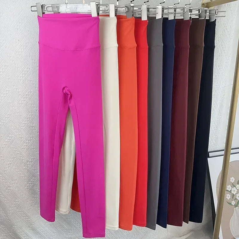 14 Colors Yoga Tight Leggings Women Fitness Gym Butt Lift Leggings Running Cycling Pants Breathable Sports Leggings High Waist Summer Workout Gym Clothing👖👖
