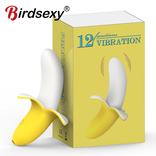 12 Modes Dildo Vibrator For Women G-Spot Vaginal Stimulator Soft Silicone Dildo Female Masturbator Cute Adult Sex Toy for Woman Adult 18+ Supplies