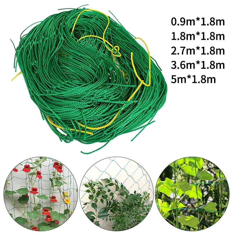 High-Quality Garden Climbing Netting Strong Nylon Plant Trellis for Climbing Plants Loofah Morning Glory Flowers Cucumber Vine