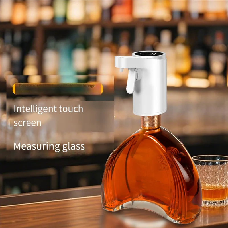 NEW Arrivals Electric Wine Decanter Aerator Dispenser Digital USB Recharging Electric Wine Pourer Aerator Dispenser Pump Pourer Wine Accessories Home Bars Pubs Restaurants Hotels Barware Tools