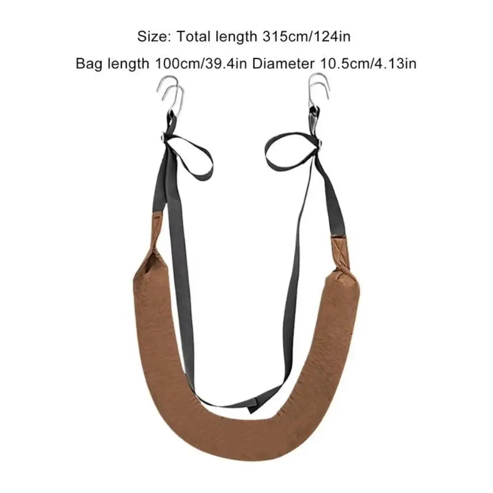 NEW 3 Types Breathable Spine Exercise Lumbar Belt Strong Bearing Capacity Soft Outdoor Hanging Waist Spine Belt Spinal Relax Devices Women Men Home Gym Accessories