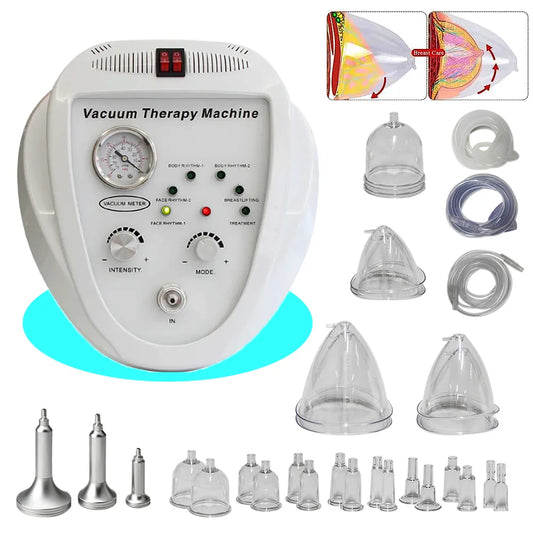 Vacuum Butt Lift Machine Body Shaping Breast Enlargement Therapy Machine Lifting Buttocks Hip Enhancer Cupping Massager Spa