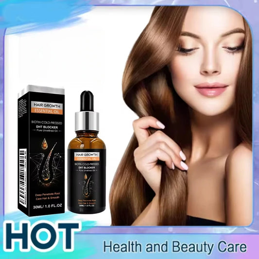 Buy 10 Get 12 Free Hair Growth Korean Oil, Biotin DHT Blocker Postpartum Loss Seborrheic, Dermatitis Anti-Loss Therapy Treatment Shampoo Boost Regrowth Increase Production of Shampoo