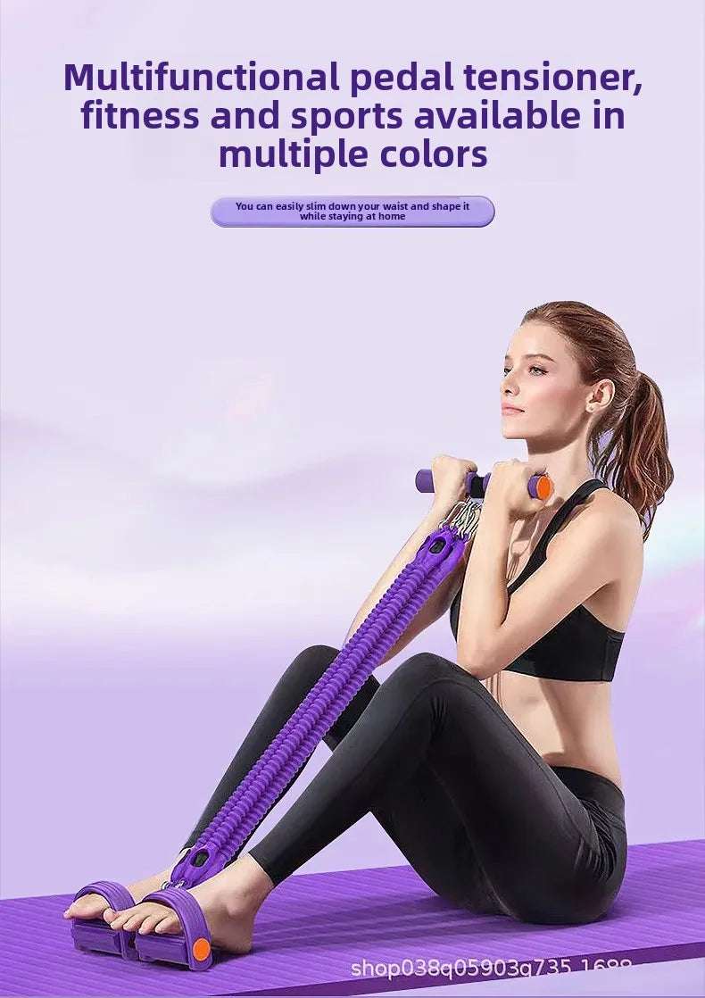 NEW Arrivals Multifunctional Fitness Treadmill Set Home Exercise Equipment Women  Men's Yoga Pilates Foot Pedal Resistance Band Abdomen Slimming Home Gym Accessories Sports Supplies