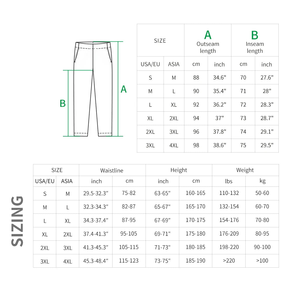 WOSAWE Men Autumn Tight Fitting Long Pants Cycling Shockproof 20D Gel Padded Tights MTB Bike Downhill Mountain Bicycle Leggings