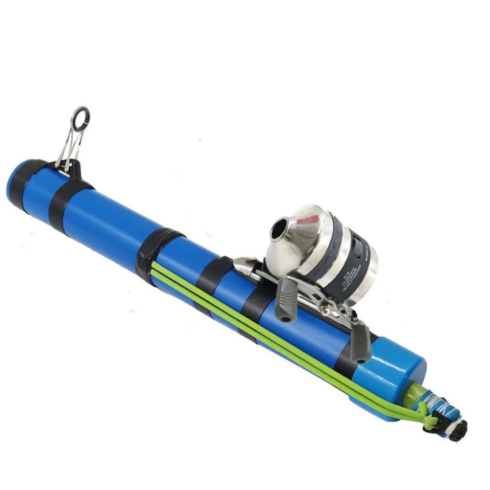 NEW Set Compact Fishing Catapult Rod Extendable Portable Fish Bait Launching Equipment Sturdy Lightweight Catapult Fishing Reel for River Lake Fishing