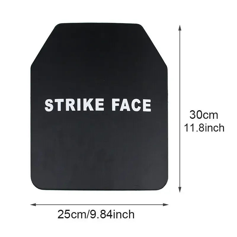 Bulletproof Steel Plate For Tactical Vest Body Armour Stab-Proof Composite Ballistic Plates Anti Stab Armor Board NIJ IIIA Level