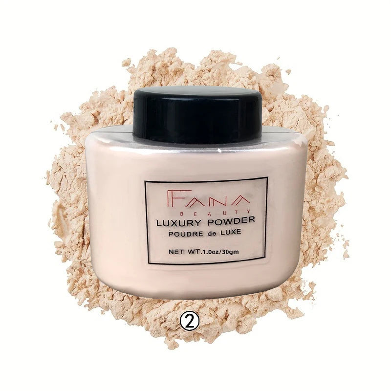 NEW 4 Colors Luxury Banana Korean Powder Long-Lasting Waterproof Light and Breathable Oil-Controlling Setting Powder Women Cosmetic Accessories Korean Beauty Products