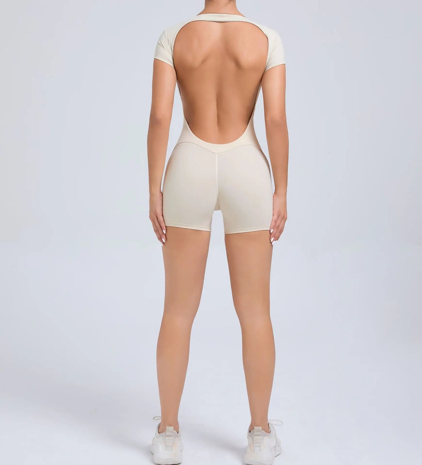 NEW Backless 6 Colors Sports Overalls Women Gym Rompers Sportswear Breathable Bodysuits Women One-Piece Suit Short Yoga Jumpsuits