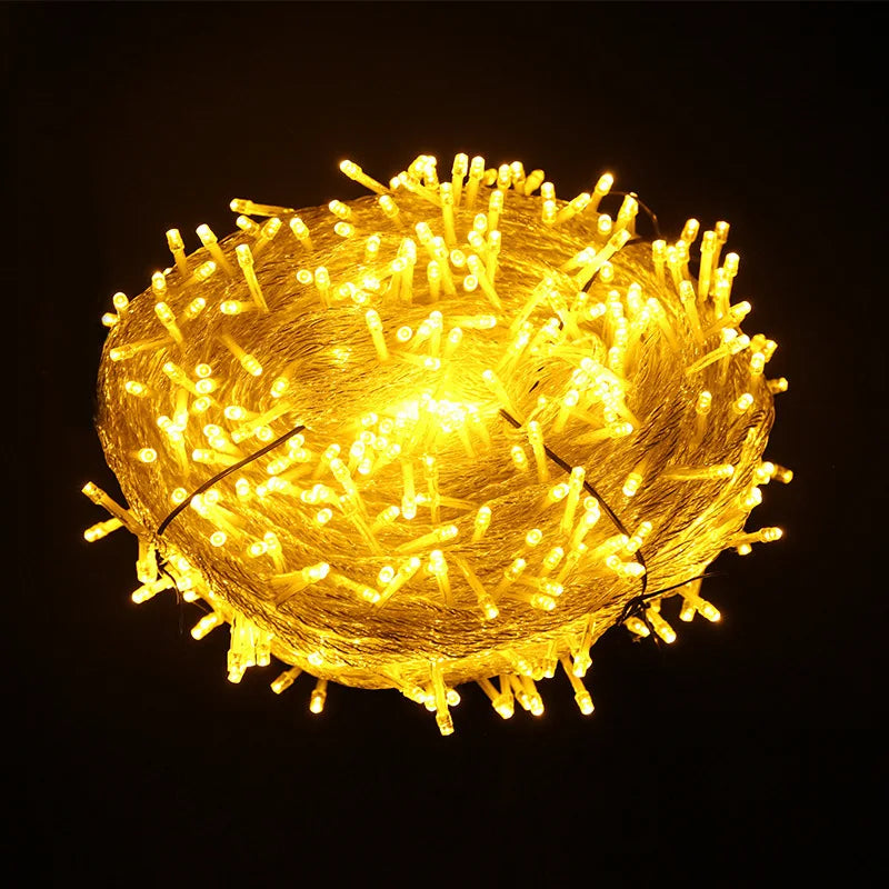 LED solar Full Sky Star Light String 8 Function Outdoor Waterproof Camping Courtyard Light Holiday Decoration Light