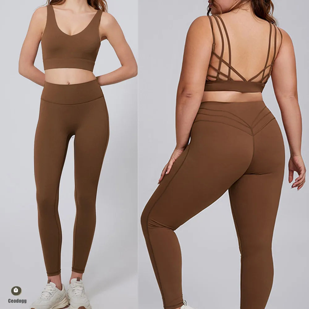 2PCS Plus Size XS-3XL Spandex Butterfly Yoga Set Women Running Yoga Suits High Waist Leggings Fitness Sports Gym Active Wear Suit