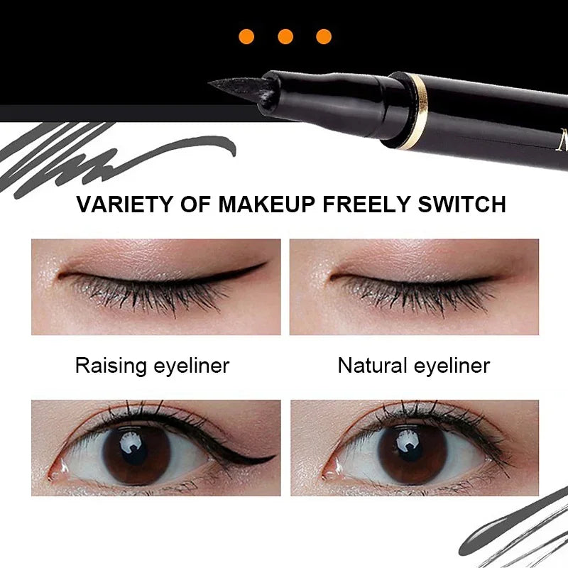 Waterproof Black Liquid Eyeliner Long Lasting Eye Liner Quickly Drying Matte Non-smudge Liquid Eyeliner Pen Eyes Cosmetic Tools