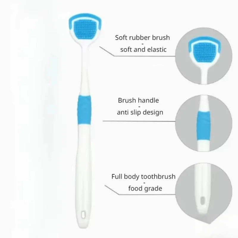 1 Pc Daily Oral Hygiene for Adults Fresh Breath Treatment Tongue Scraper