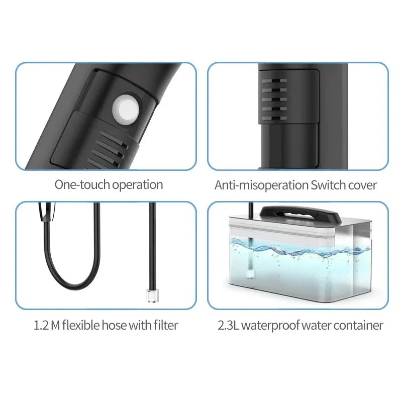 NEW Arrivals Outdoor Travel Camping Beach Portable Electric Sitz Bath for Personal Hygiene Cleaning, Rechargeable with a Shower Sprayer Personal Care Supplies